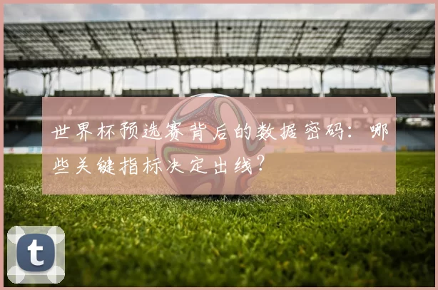 世界杯预选赛背后的数据密码：哪些关键指标决定出线？