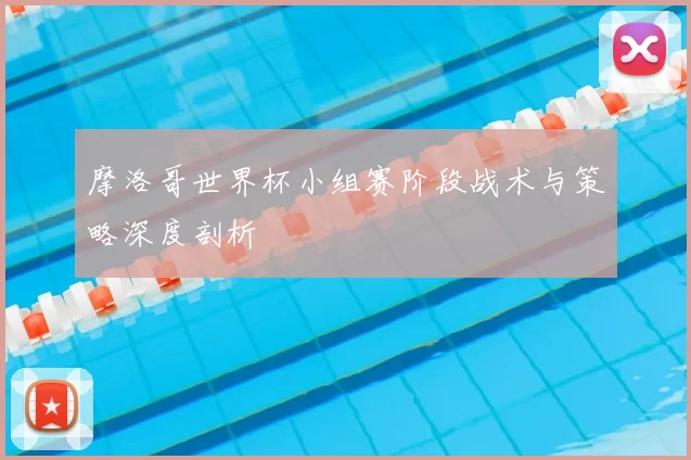 摩洛哥世界杯小组赛阶段战术与策略深度剖析