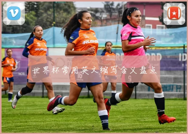 世界杯常用英文缩写含义盘点